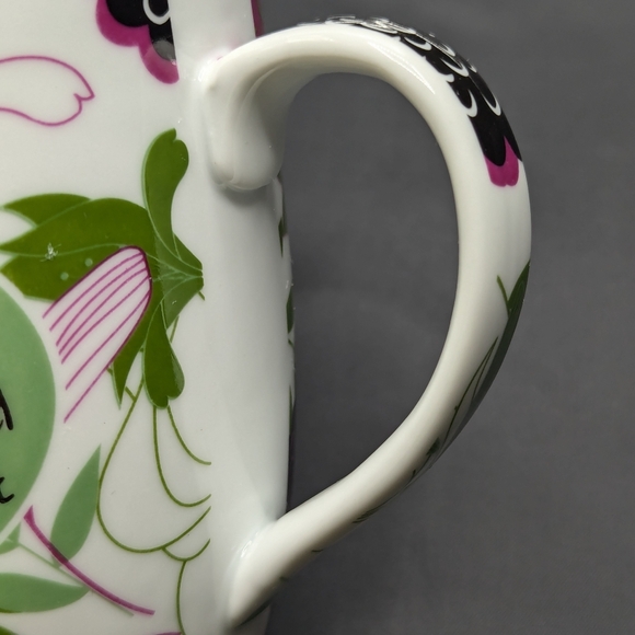 Pier 1 true Friends Are Hard To Find Floral Porcelain Coffee Mug - Picture 6 of 10